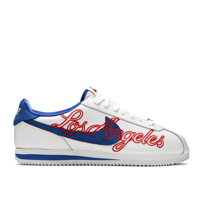 ナイキ Nike 【 Cortez \u0027Los Angeles\u0027 Men White/Game Royal/Univeristy Red/Black 】 コルテッツ メンズ 白いこと 白いこと Game 力くらべ Red 赤・赤いこと 黒いこと 黒いこと