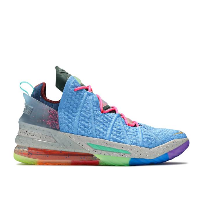 ナイキ Nike 【 Lebron 18 \u0027Best Of 1-9\u0027 Men University Blue/Metallic Gold/Multi-Color 】 Lebron レブロン メンズ 青味 青み ゴールド