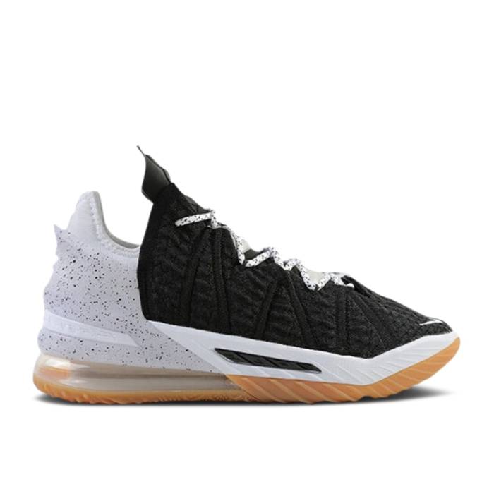 ナイキ Nike 【 Lebron 18 Ep 'Black White Gum' Men Black/White/Gum Medium Brown 】 Lebron レブロン 白色 ホワイト メンズ 黒色 ブラック 白色 ホワイト 茶色 ブラウン