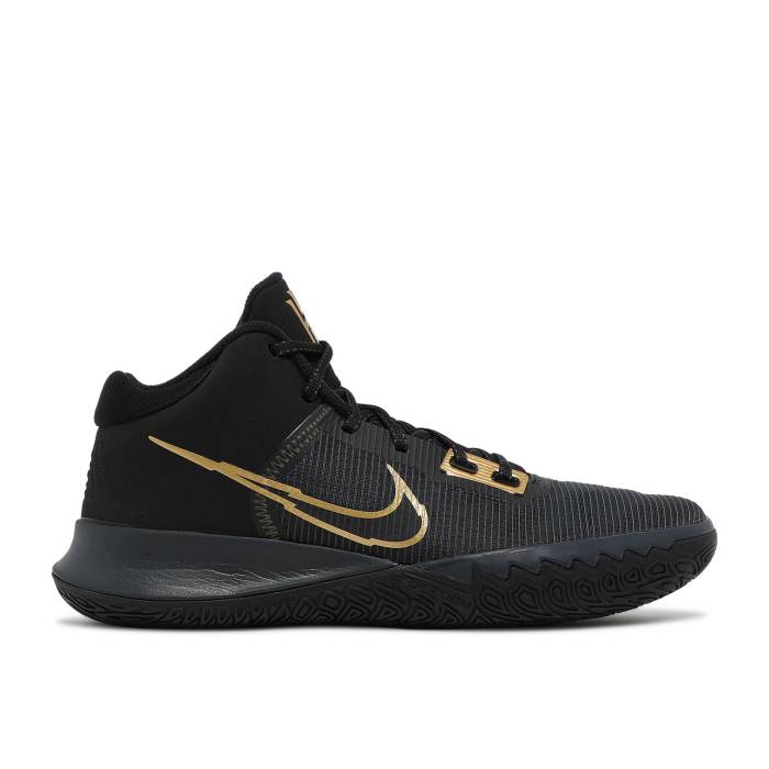 ナイキ Nike 【 Kyrie Flytrap 4 'Black Metallic Gold' Men Black/Anthracite/Metallic Gold 】 Kyrie カイリー フライトラップ メンズ 黒色 ブラック ゴールド｜スニケス