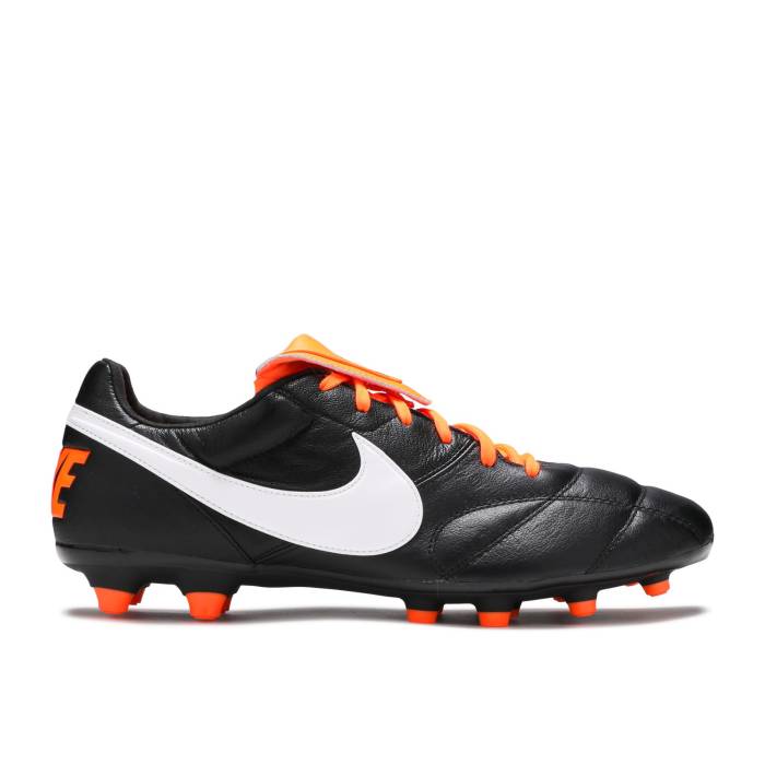 ナイキ Nike 【 Premier 2 Fg \u0027Black Total Orange\u0027 Men Black/White/Total Orange 】 割り増し金 メンズ 黒いこと 黒いこと 白いこと 白いこと orange 橙・オレンジ色