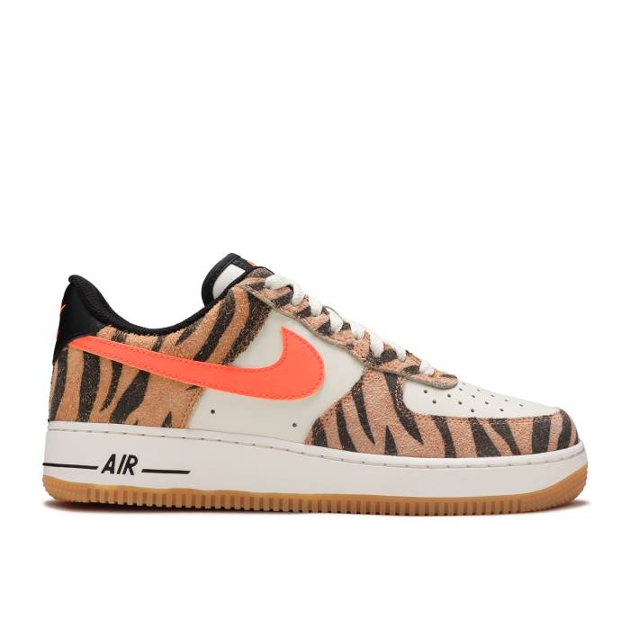 ナイキ Nike 【 Air Force 1 Low Premium \u0027Daktari Stripes\u0027 Men Coconut Milk/Atomic Orange/Fuel Orange 】 Premium 割り増し金 メンズ orange 橙・オレンジ色