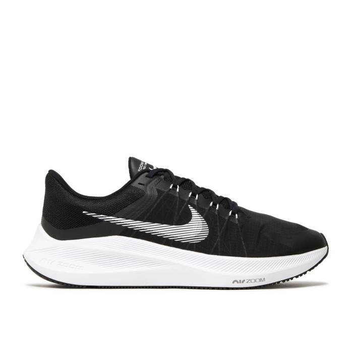 ナイキ Nike 【 Winflo 8 \u0027Black White\u0027 Men Black/Dark Smoke Grey/White 】 メンズ 黒いこと 黒いこと 薄墨色 薄墨色 白いこと 白いこと