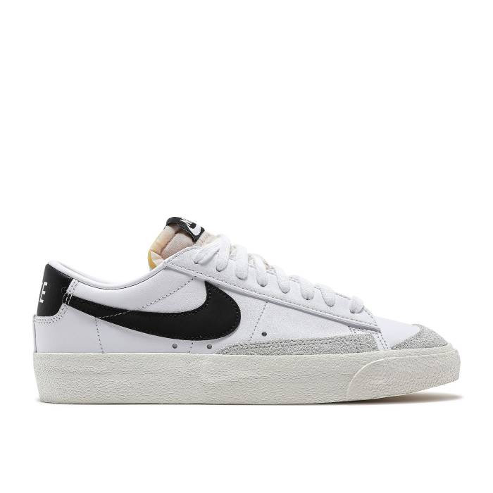 ナイキ Nike 【 Wmns Blazer Low \u002777 \u0027White Black\u0027 Women White/Sail/White/Black 】 ブレイザー レディース 白いこと 白いこと 黒いこと 黒いこと