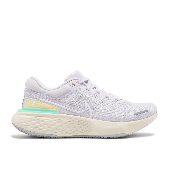 ナイキ Nike 【 Wmns Zoomx Invincible Run Flyknit \u0027Light Violet\u0027 Women Light Violet/Infinite Lilac/Citron Pulse/White 】 幽客 飛球編み物 レディース 紫・相撲取り草 白いこと 白いこと