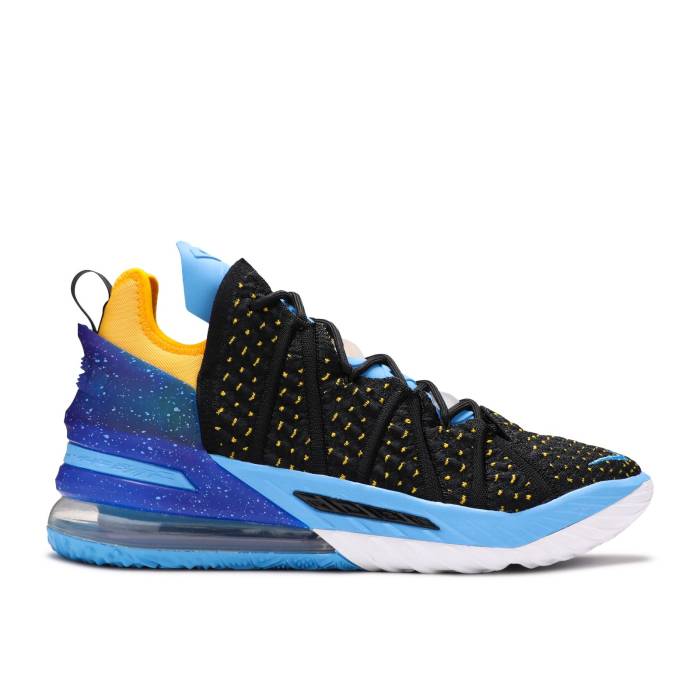 ナイキ Nike 【 Lebron 18 \u0027Lakers Heritage\u0027 Men Black/University Gold/Coast/Concord 】 Lebron レブロン メンズ 黒いこと 黒いこと ゴールド コンコルド・コンコード