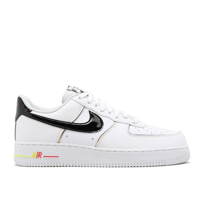 ナイキ Nike 【 Air Force 1 '07 Lv8 'Fresh' Men White/Black/Bright Crimson 】 メンズ 白色 ホワイト 黒色 ブラック クリムゾン｜スニケス