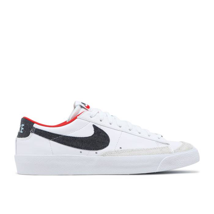 ナイキ Nike 【 Blazer Low '77 Vintage 'White Midnight Navy' Men White/Chile Red/Psychic Blue/Midnight Navy 】 ブレイザー vintage ビンテージ・ヴィンテージ メンズ 白色 ホワイト Red 赤・レッド 青色 ブルー 紺色 ネ|スニケス