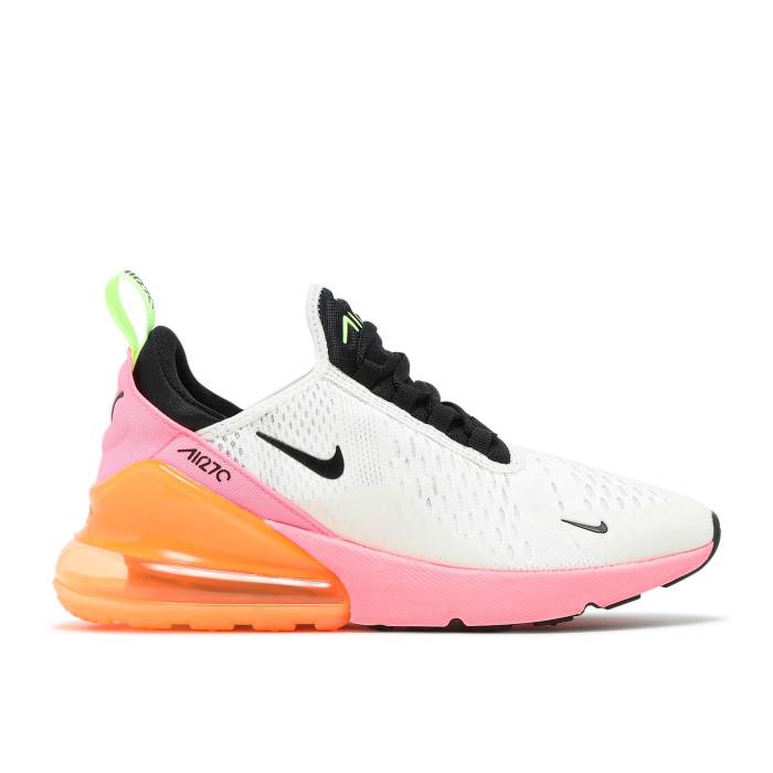 ナイキ Nike 【 Wmns Air Max 270 \u0027Summit White Sunset Pulse\u0027 Women Summit White/Sunset Pulse/Total Orange/Black 】 マックス 白いこと 白いこと レディース 白いこと 白いこと orange 橙・オレンジ色 黒いこと 黒いこと