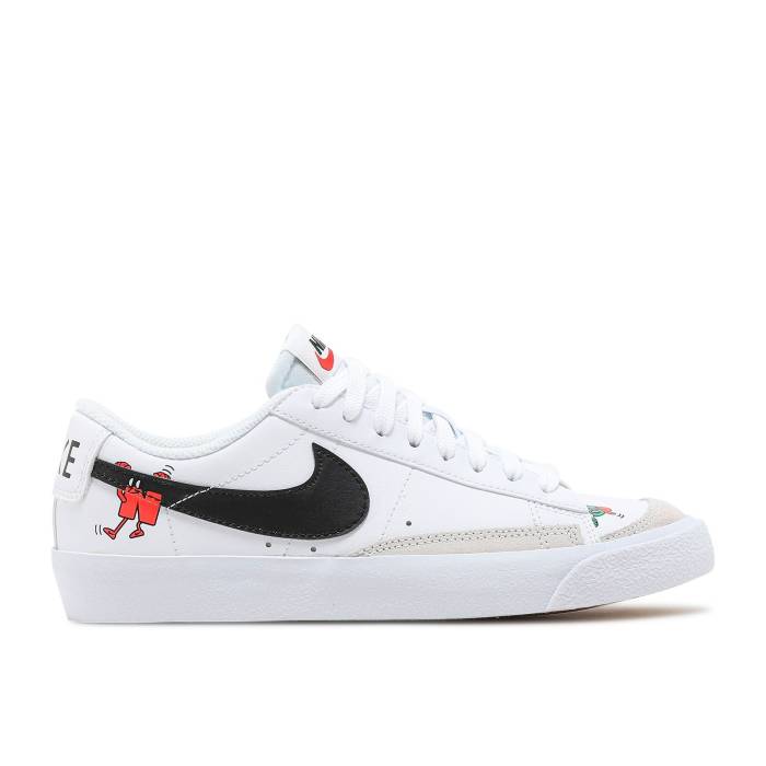 ナイキ Nike 【 Blazer Low \u002777 ガウス \u0027The World Is Your Playground\u0027 Youth White/Bright Crimson/Stadium Green/Black 】 ブレイザー 御坊っちゃん キッズ 白いこと 白いこと クリムゾン 闘技場 green 緑・緑であること 黒いこと 黒いこと