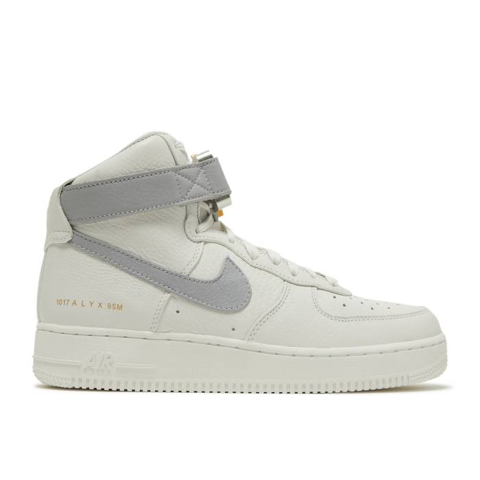 ナイキ Nike 【 1017 Alyx 9Sm X Air Force 1 High \u0027White Wolf Grey\u0027 Men White/Wolf Grey/Wolf Grey 】 御機嫌 メンズ 白いこと 白いこと 薄墨色 薄墨色