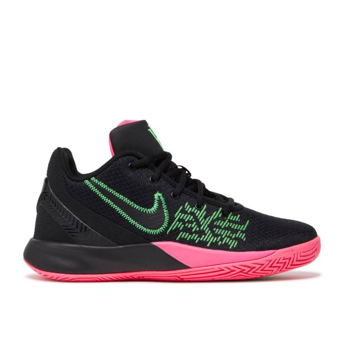 ナイキ Nike 【 Kyrie Flytrap 2 Gs 'Black Hyper Pink' Youth Black/Hyper Pink/Rage Green 】 Kyrie カイリー フライトラップ ジュニア キッズ 黒色 ブラック pink ピンク green 緑・グリーン|スニケス