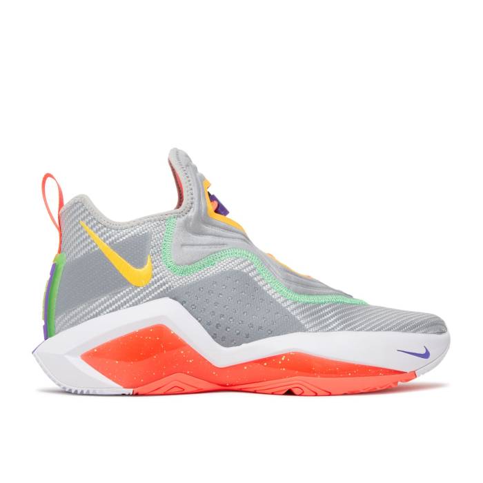 ナイキ Nike 【 Lebron Soldier 14 \u0027Hare\u0027 Men Metallic Silver/Bright Citrus/Court Purple/Bright Crimson/White 】 Lebron レブロン ソルジャー メンズ Silver しろがね色・しろがね色 厚地の外套 Purple 紫・パープル クリムゾン 白いこと ホ