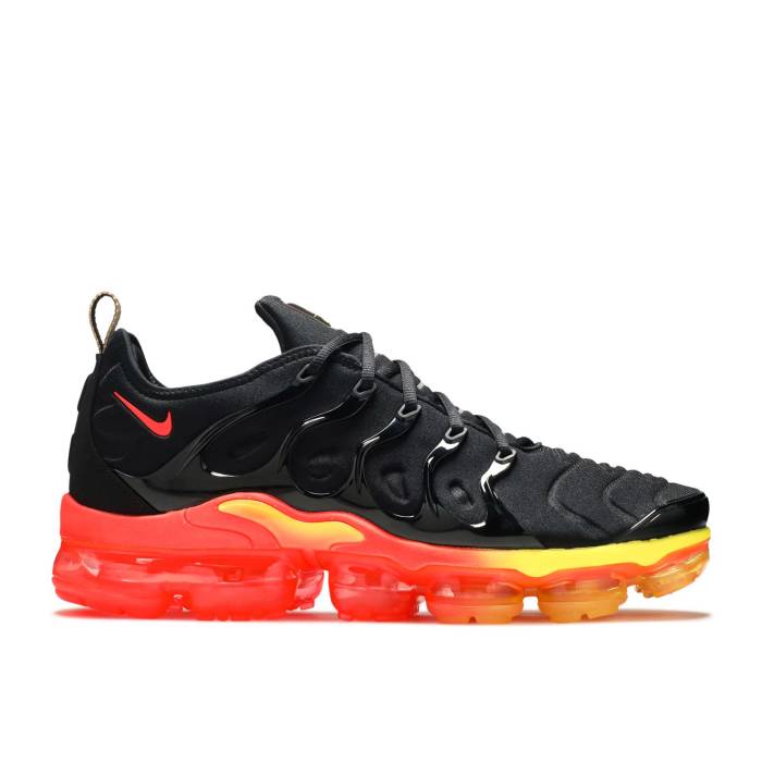 ナイキ Nike 【 Air Vapormax Plus \u0027Fresh\u0027 Men Black/Bright Crimson/Light Voltage Yellow/Metallic Silver/Metallic Gold/Dynamic Yellow 】 メンズ 黒いこと 黒いこと クリムゾン yellow 黄味がかった・黄色 Silver しろがね色・しろがね色 行き先