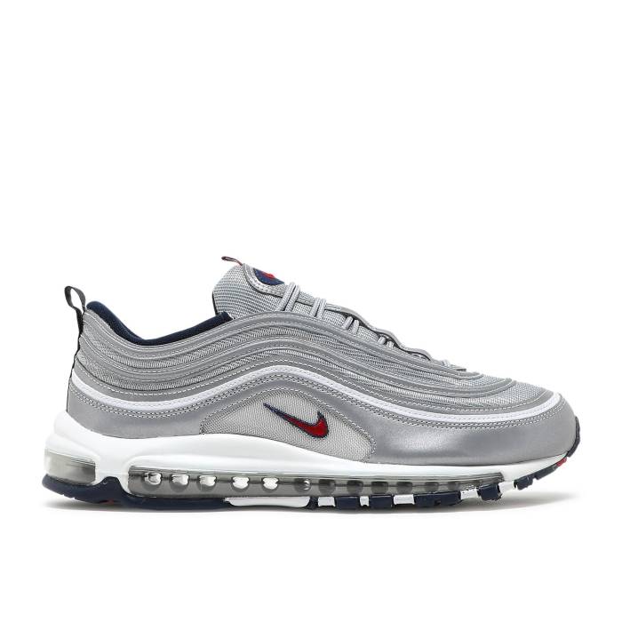ナイキ Nike 【 Air Max 97 Og Sp \u0027Puerto Rico\u0027 Men Metallic Silver/Varsity Red 】 マックス メンズ Silver しろがね色・しろがね色 Red 赤・赤いこと