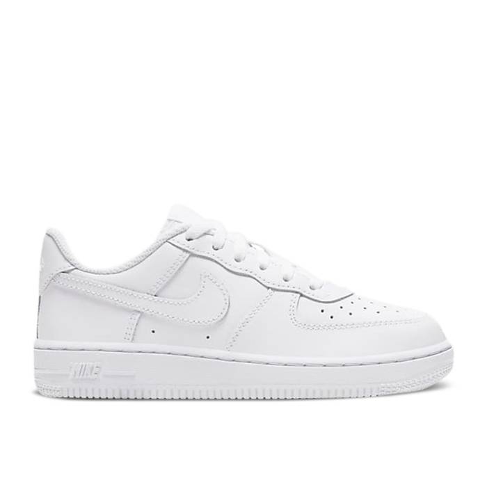 ナイキ Nike 【 Force 1 Le Ps \u0027Triple White\u0027 Youth White/White/White 】 御坊っちゃん キッズ 白いこと 白いこと