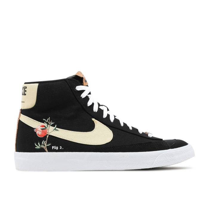 ナイキ Nike 【 Blazer Mid 77 Pomegranate Men Black/Solar Flare/White/Black 】 ブレイザー ミッド メンズ 黒色 ブラック 白色 ホワイト