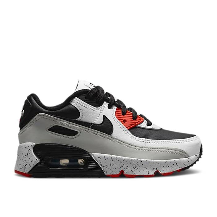 ナイキ Nike 【 Air Max 90 Ps 'White Turf Orange Speckled' Youth White/Turf Orange/Aquamarine/Black 】 マックス ターフ orange 橙・オレンジ ジュニア キッズ 白色 ホワイト ターフ orange 橙・オレンジ アクアマリン｜スニケス