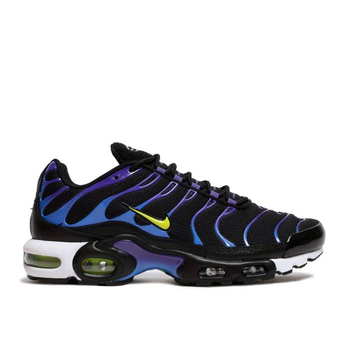 ナイキ Nike 【 Air Max Plus \u0027Kaomoji\u0027 Men Black/Court Purple/White/Cyber 】 マックス メンズ 黒いこと 黒いこと 厚地の外套 Purple 紫・パープル 白いこと 白いこと