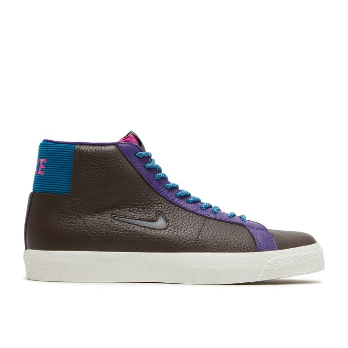 ナイキ Nike 【 Zoom Blazer Mid Premium Sb 'Pacific Northwest' Men Baroque Brown/Green Abyss/White 】 ズーム ブレイザー ミッド Premium プレミアム エスビー メンズ 茶色 ブラウン green 緑・グリーン 白色 ホワイト｜スニケス