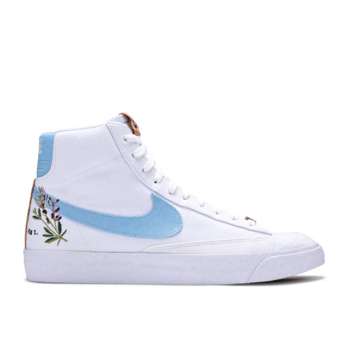 ナイキ Nike 【 Blazer Mid \u002777 \u0027Indigo\u0027 Men White/Obsidian/White/Obsidian 】 ブレイザー ミッド メンズ 白いこと 白いこと