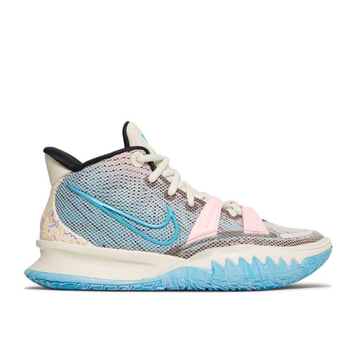 ナイキ Nike 【 Kyrie 7 \'Pale Ivory\' Men Pale Ivory/Chlorine Blue/Black 】 Kyrie カイリー メンズ アイボリー 青色 ブルー 黒色 ブラック