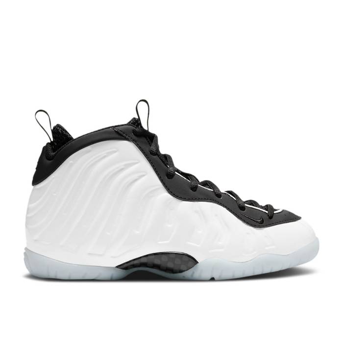 ナイキ Nike 【 Little Posite One Ps \u0027Orlando Home\u0027 Youth White/Black/White/Hyper Royal 】 御坊っちゃん キッズ 白いこと 白いこと 黒いこと 黒いこと