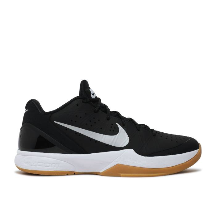 ナイキ Nike 【 Air Zoom Hyperattack \u0027Black Gum\u0027 Men Black/Metallic Silver/Gum Yellow 】 望遠レンズ メンズ 黒いこと 黒いこと Silver しろがね色・しろがね色 yellow 黄味がかった・黄色