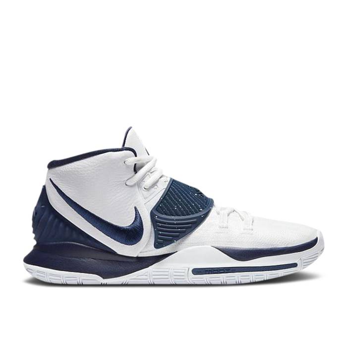 ナイキ Nike 【 Kyrie 6 Tb White Midnight Navy Men White/Midnight Navy/White 】 Kyrie カイリー メンズ 白色 ホワイト 紺色 ネイビー
