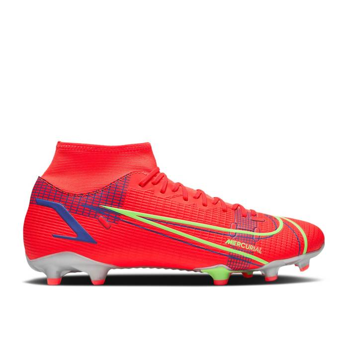 ナイキ Nike 【 Mercurial Superfly 8 Academy Mg 'Bright Crimson Indigo Burst' Men Bright Crimson/Indigo Burst/White/Metallic Silver 】 アカデミー クリムゾン 藍色・インディゴ メンズ クリムゾン 藍色・インディゴ バー｜スニケス 46,680円