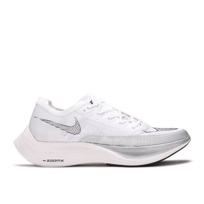 ナイキ Nike 【 Zoomx Vaporfly Next% 2 \u0027White Metallic Silver\u0027 Men White/Metallic Silver/Black 】 メンズ 白いこと 白いこと Silver しろがね色・しろがね色 黒いこと 黒いこと