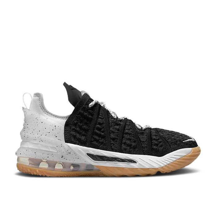 ナイキ Nike 【 Lebron 18 Gs 'Black White Gum' Youth Black/Gum Medium Brown/White 】 Lebron レブロン 白色 ホワイト ジュニア キッズ 黒色 ブラック 茶色 ブラウン 白色 ホワイト|スニケス