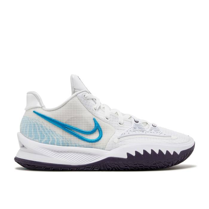 ナイキ Nike 【 Kyrie Low 4 Ep 'White Laser Blue' Men White/Dark Raisin/Laser Blue 】 Kyrie カイリー Laser レーザー メンズ 白色 ホワイト Laser レーザー 青色 ブルー