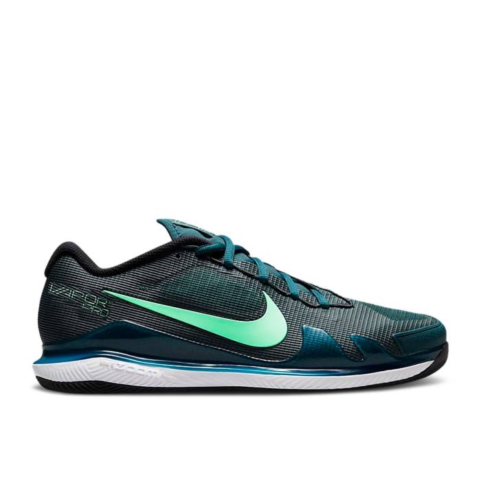 ナイキ Nike 【 Court Air Zoom Vapor Pro 'Dark Teal Green' Men Dark Teal Green/White/Black/Green Glow 】 コート ズーム プロ メンズ green 緑・グリーン 白色 ホワイト 黒色 ブラック｜スニケス