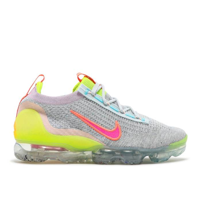 ナイキ Nike 【 Wmns Air Vapormax 2021 Flyknit 'Neon' Women Photon Dust/Bright Mango/Volt/Hyper Pink 】 フライニット レディース pink ピンク