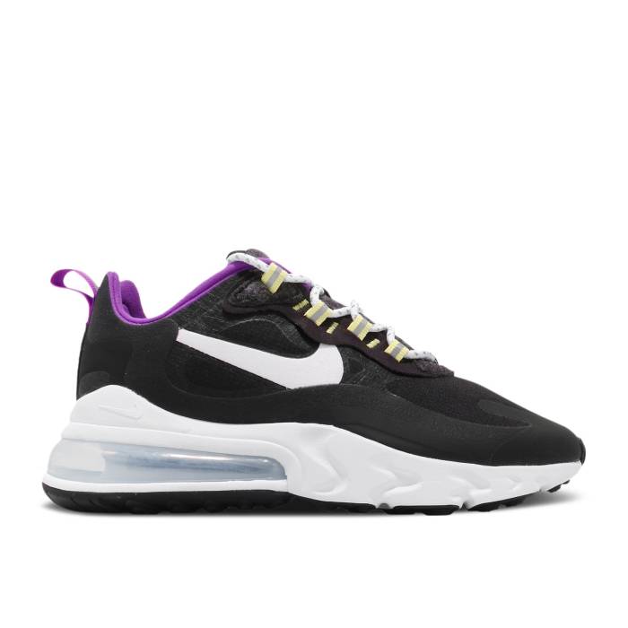 ナイキ Nike 【 Wmns Air Max 270 React Se 'Black White Vivid Purple' Women Black/White/White/Vivid Purple 】 マックス リアクト 白色 ホワイト レディース 黒色 ブラック 白色 ホワイト Purple 紫・パープル