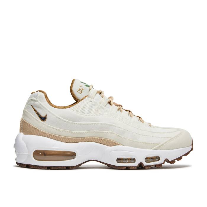 ナイキ Nike 【 Wmns Air Max 95 Se Cork Women Sail/Thunder Blue/Sesame/Wheat 】 マックス レディース サンダー 青色 ブルー ウィート