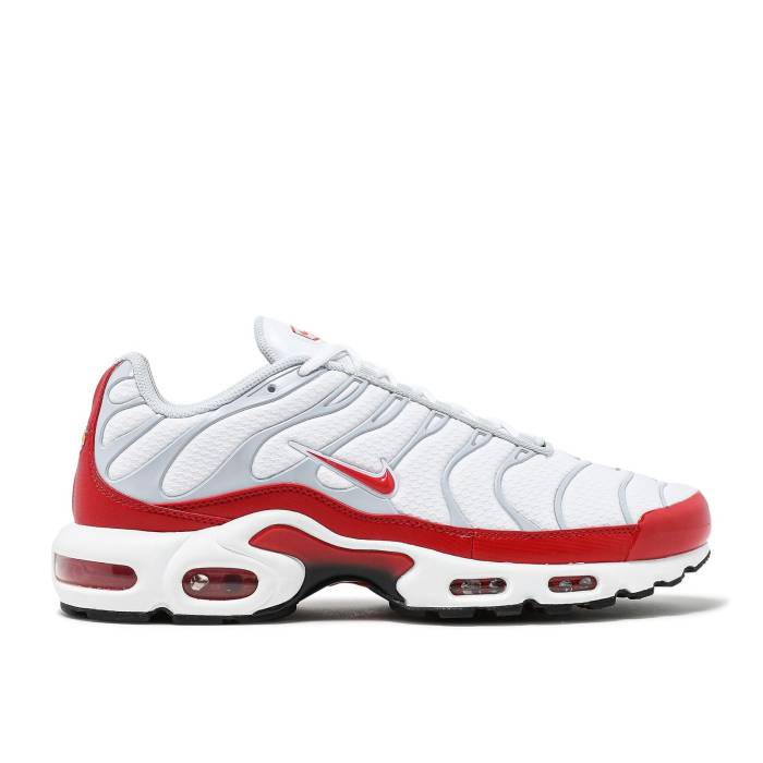 ナイキ Nike 【 Air Max Plus \u0027Air Max 1\u0027 Men White/University Red/Black 】 マックス メンズ 白いこと 白いこと Red 赤・赤いこと 黒いこと 黒いこと 靴-スニーカー