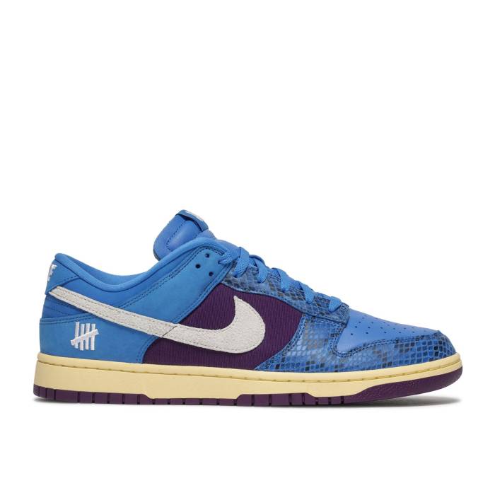ナイキ Nike 【 Undefeated X Dunk Low Sp \u00275 On It\u0027 Men Signal Blue/White/Night Purple 】 アンディフィーテッド ダンク メンズ 青味 青色 白いこと 白いこと ナイト爵 Purple 紫・パープル 靴-スニーカー-メンズ靴
