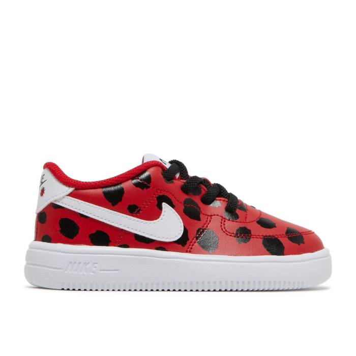 ナイキ Nike 【 Force 1 18 Se Td Ladybug Infant University Red/Black/White 】 ベビー Red 赤・レッド 黒色 ブラック 白色 ホワイト