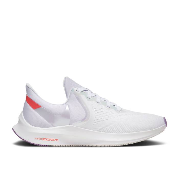 ナイキ Nike 【 Wmns Air Zoom Winflo 6 \u0027White Violet Star\u0027 Women White/White/Violet Star/Magic Ember 】 望遠レンズ 紫・相撲取り草 レディース 白いこと 白いこと 紫・相撲取り草 神通力