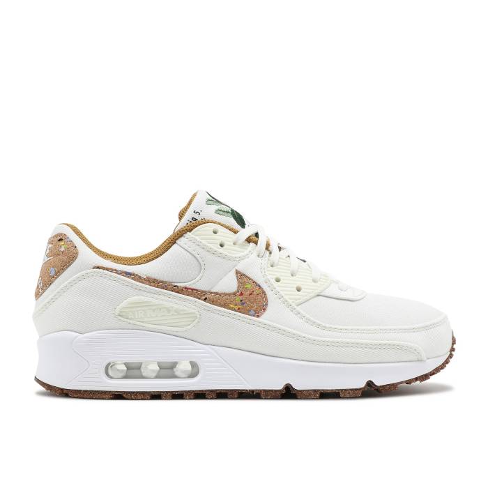 ナイキ Nike 【 Wmns Air Max 90 Se \u0027Cork\u0027 Women Sail/White/Volt/Wheat 】 マックス レディース 白いこと 白いこと ウィート