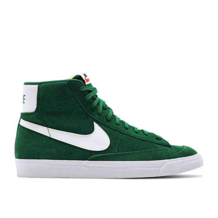 ナイキ Nike 【 Blazer Mid \u002777 Suede \u0027Pine Green\u0027 Men Pine Green/White/Pine Green 】 ブレイザー ミッド スエード・スウェード メンズ green 緑・緑であること 白いこと 白いこと 靴-メンズ靴-スニーカー