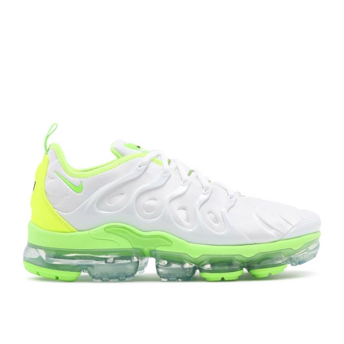 ナイキ Nike 【 Air Vapormax Plus \u0027Tennis Ball\u0027 Men White/Electric Green 】 メンズ 白いこと 白いこと green 緑・緑であること