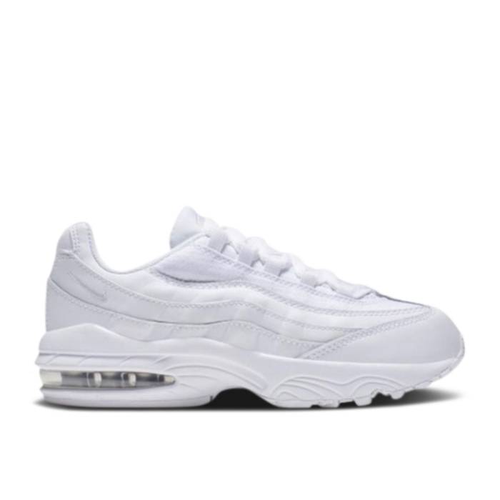ナイキ Nike 【 Air Max 95 Ps 'White Metallic Silver' Youth White/Metallic Silver/Pure Platinum/White 】 マックス ジュニア キッズ 白色 ホワイト Silver 銀色・シルバー ピュア Platinum プラチナム｜スニケス