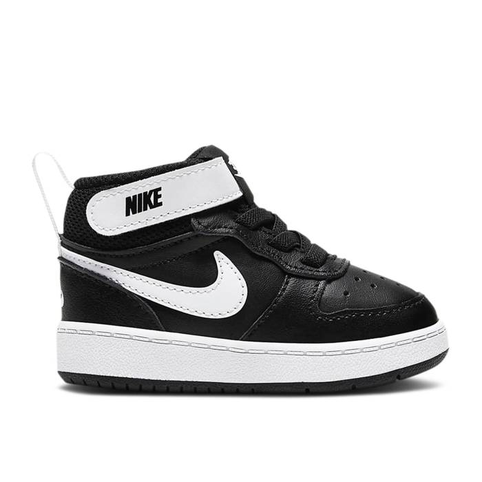 ナイキ Nike 【 Court Borough Mid 2 Td Black White Infant Black/White 】 コート ミッド ベビー 黒色 ブラック 白色 ホワイト