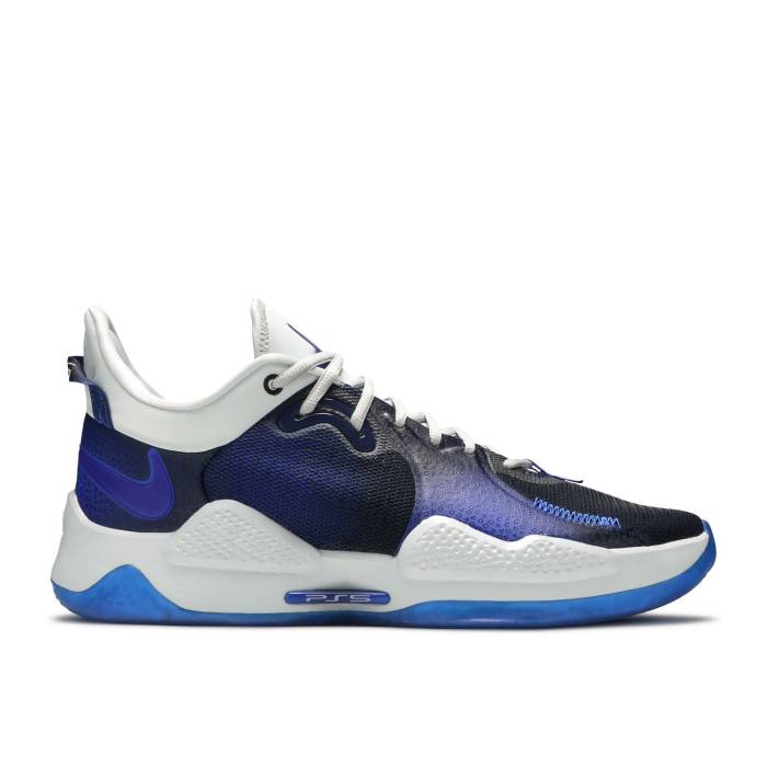 ナイキ Nike 【 Playstation X Pg 5 \u0027Racer Blue\u0027 Men Racer Blue/Laser Blue/Deep Royal Blue/Multi-Color 】 メンズ 青味 青味 Laser レーザ ディープ