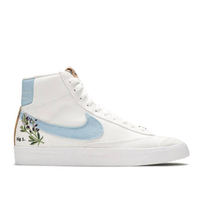 ナイキ Nike 【 Wmns Blazer Mid \u002777 Se \u0027Indigo\u0027 Women White/Obsidian/White/Obsidian 】 ブレイザー ミッド レディース 白いこと 白いこと