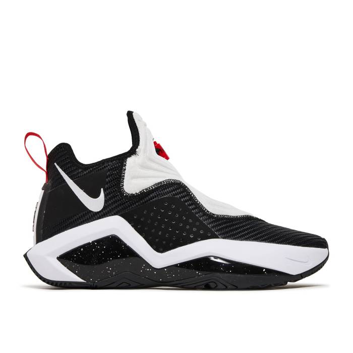 ナイキ Nike 【 Lebron Soldier 14 'Black White' Men Black/White/University Red 】 Lebron レブロン ソルジャー メンズ 黒色 ブラック 白色 ホワイト Red 赤・レッド