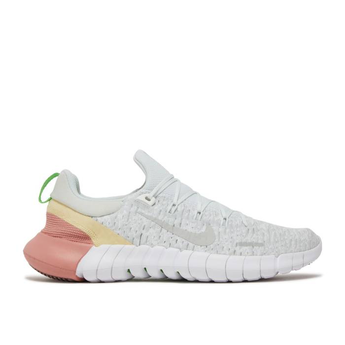 ナイキ Nike 【 Free Run 5.0 'Off White Pink' Men Off White/White/Grey Fog 】 フリー ラン 白色 ホワイト メンズ 白色 ホワイト 灰色 グレー